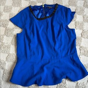 Express Women's Blue Top